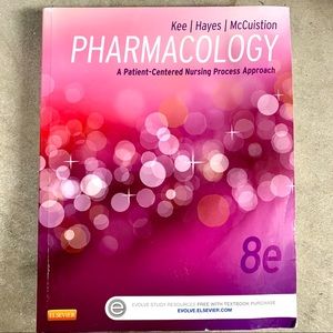 Elsevier Pharmacology textbook Nursing